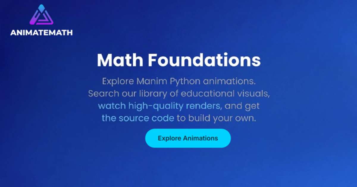 Basic Math Animation AnimateMath | Foundational Math Lessons & Animations